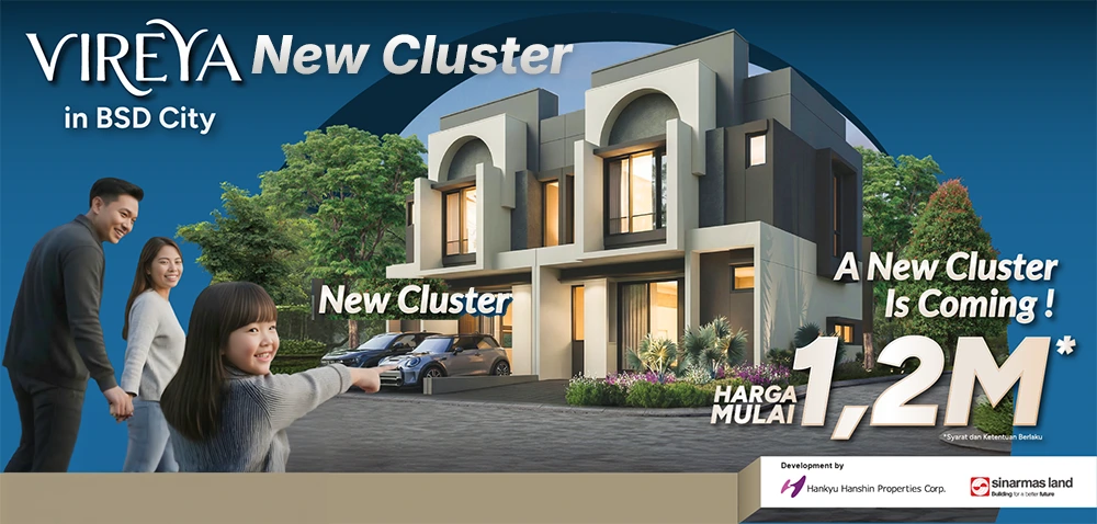 Vireya New Cluster in BSD City — Harga Mulai 1,2M*